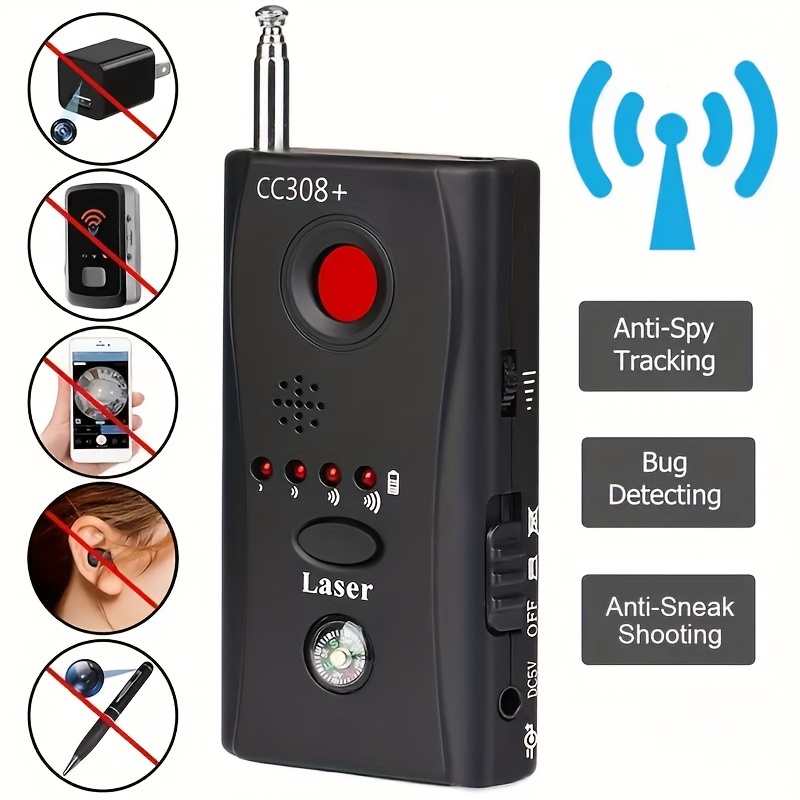 Detector de señal RF / Detector de cámara inalámbrica y con cable / Detector  de errores / Dispositivos de