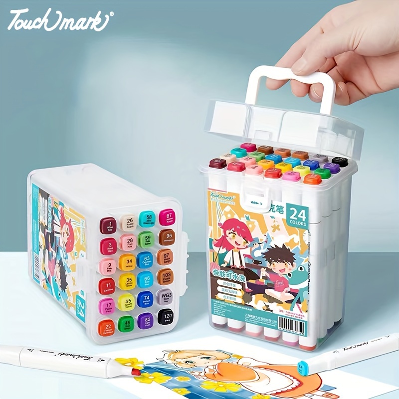 24/48 color Water based Marker Set Art Markers For Coloring - Temu