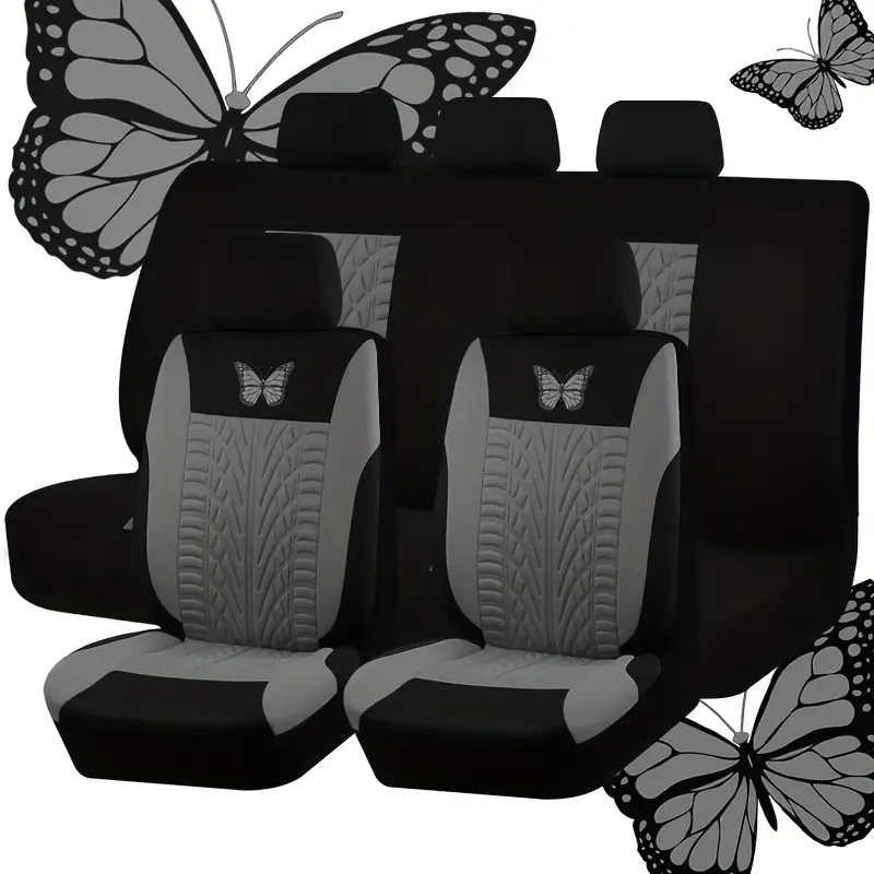 Autositzbezug Komplettset Universal Schmetterlingsmuster - Temu