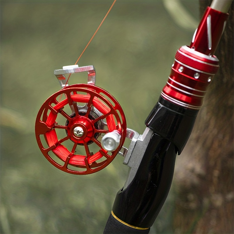Fly Fishing Reel Right Handed, Mini Ultralight Fly Reel, Aluminum Alloy  Body Fishing Reel, 100m Line Capacity 1:1 Speed Hollow Ice Fishing Wheel  Reel