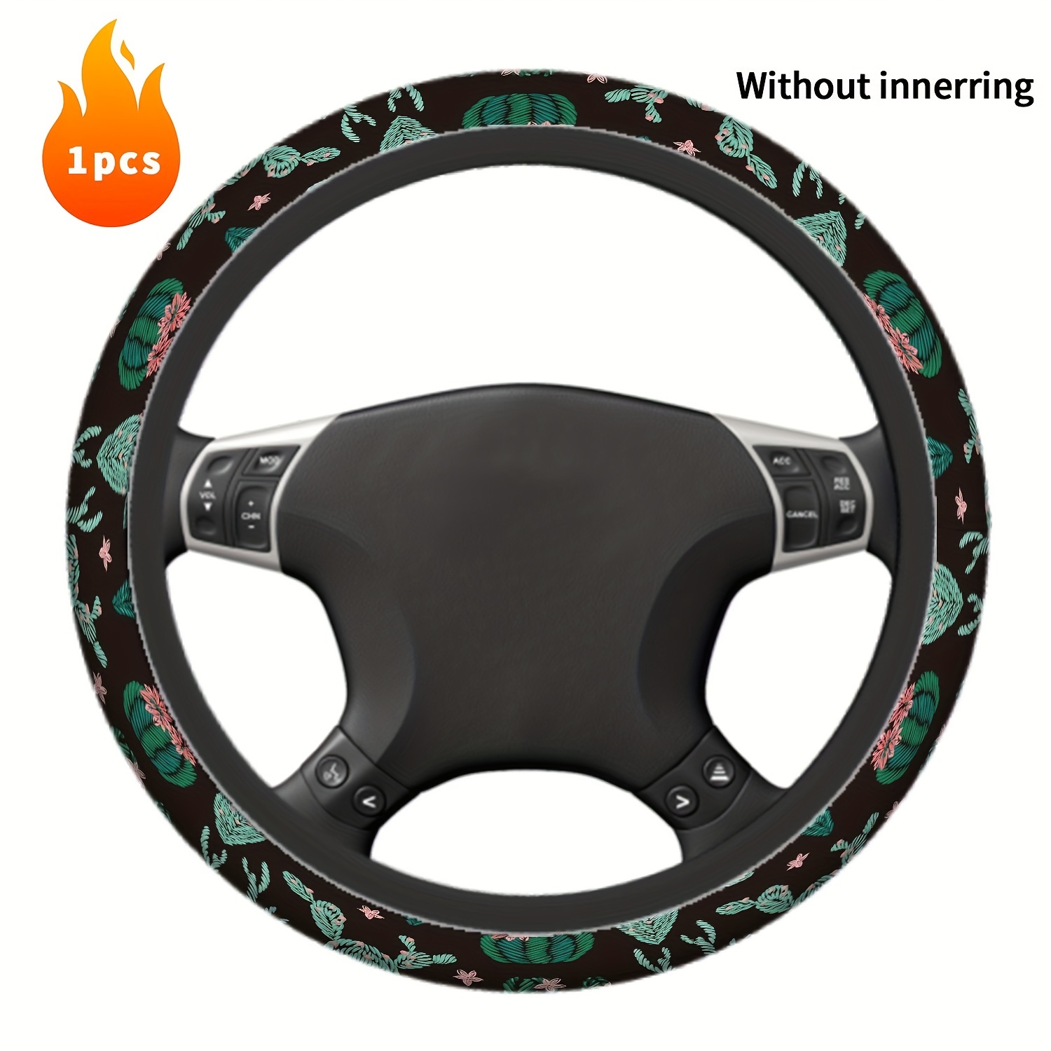 Universal Steering Wheel Cover,cute Car Steering Wheel Cover For Women  Girls,fashionable And Beautiful Flower Car Accessories,antiskid And  Comfortable - Temu