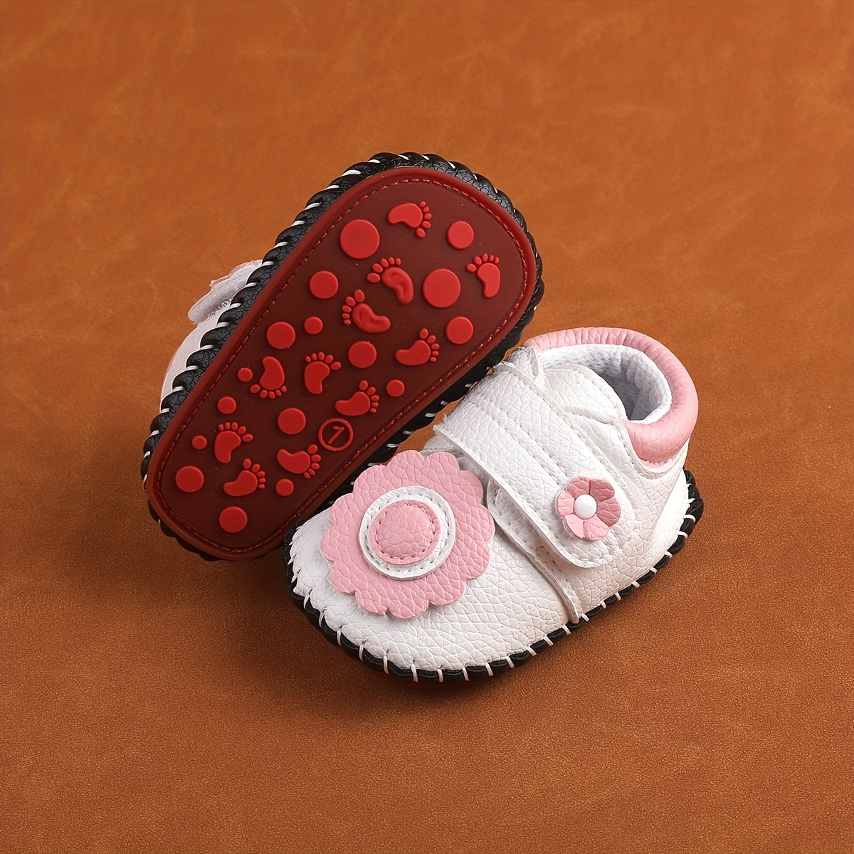 Handcrafted Infant Girls Soft Shoes