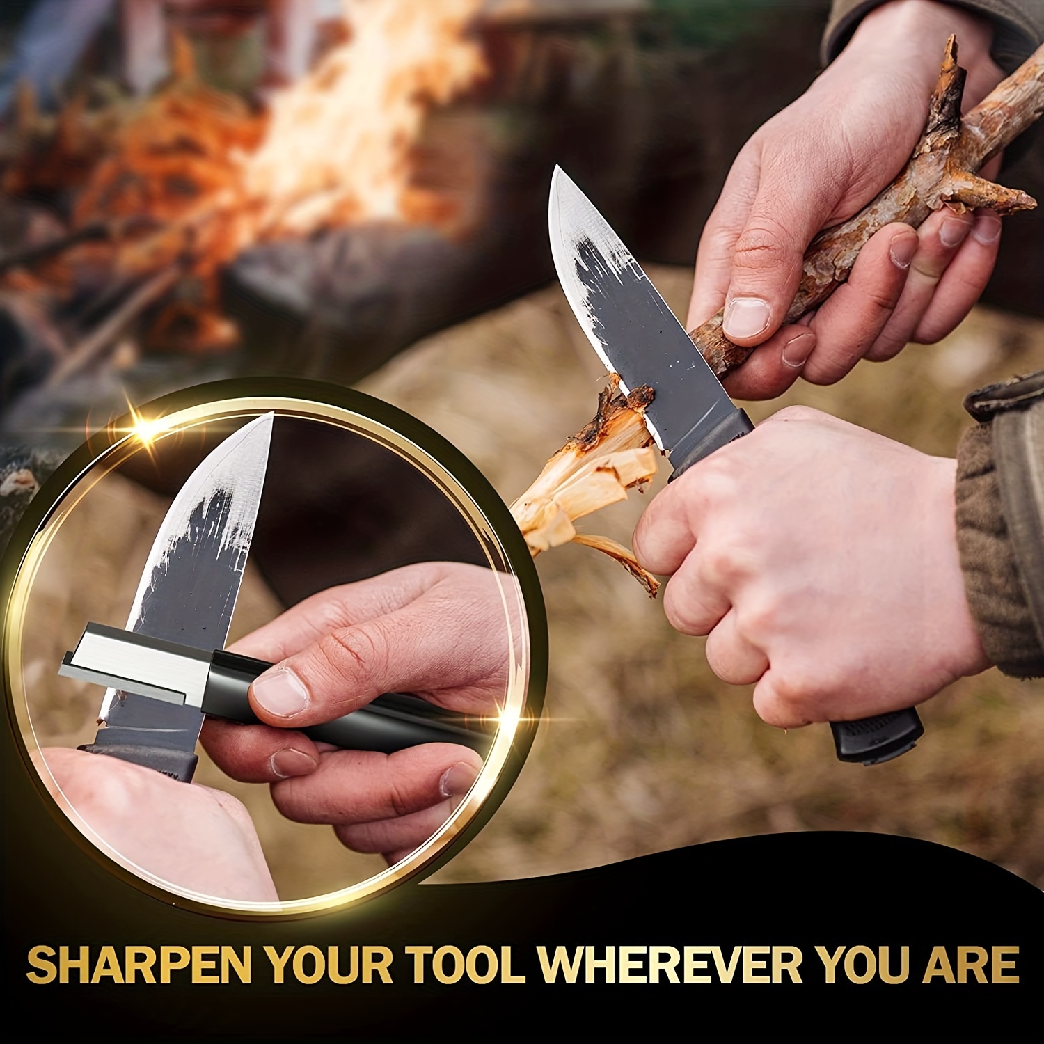  Garden Tool Sharpener Blade Sharpening - 2 Pack Speedy