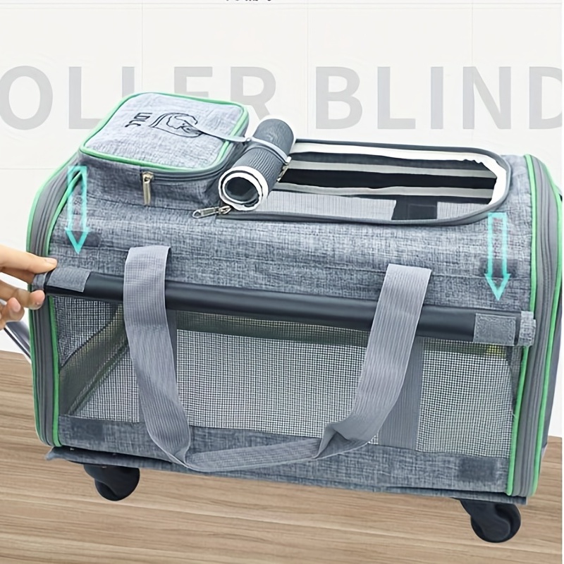 cat carrier airline approved detachable pet carrier with wheels dog carrier pet carrier details 7
