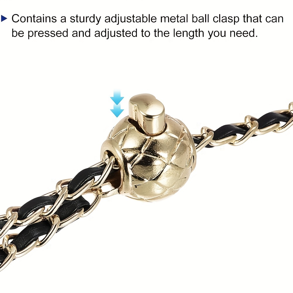 Versatile Chain Shoulder Strap Metal Durable Strap - Temu