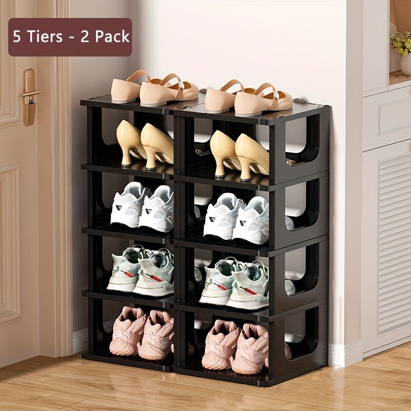 Shoe Rack 5/8 Tiers Shoe Shelf Organizer Multifunctional - Temu