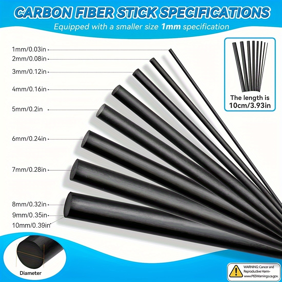 Carbon Fiber Fishing Rod Repair Kit Fix Baitcasting - Temu South