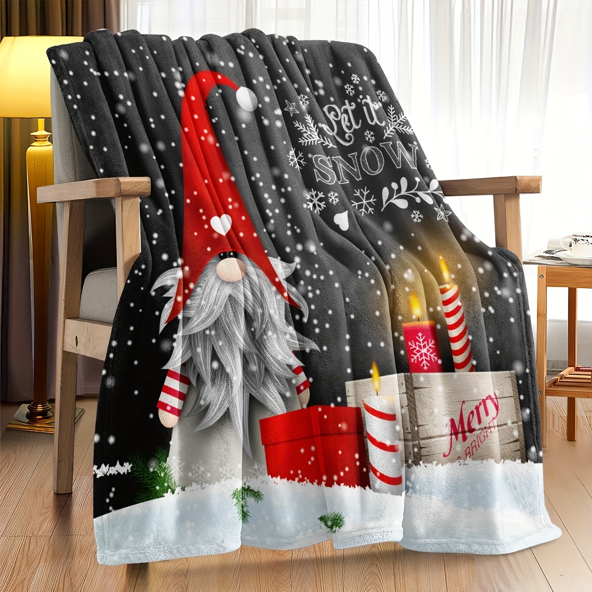 1 Coperta Natalizia Coperta Decorazioni Feste Natale Coperta - Temu Italy