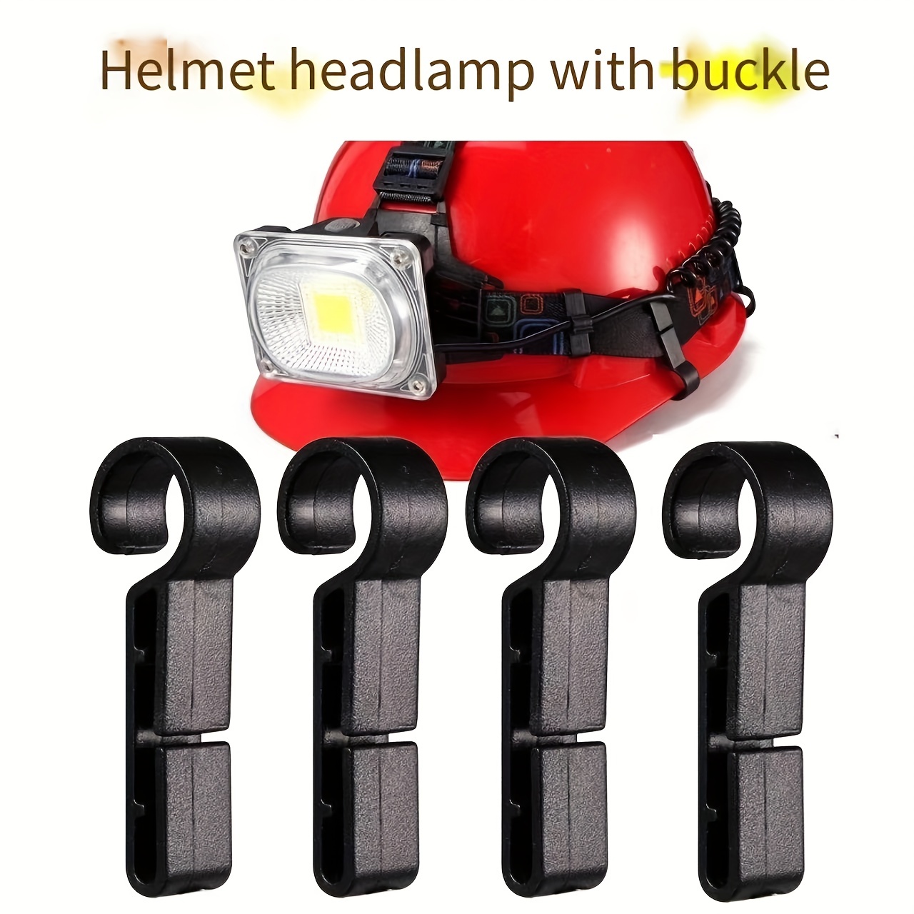 Headlamp Clips Hook Hard Hat Light Clips Hardhat Headlamp - Temu