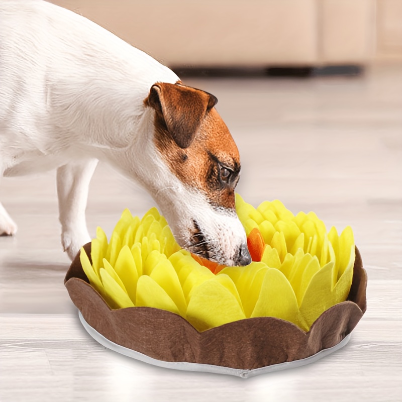 Foldable and Portable Dog Snuffle Box Indoor Outdoor Use Stress Relief Meal  Bowl Snuffle Toy Mat