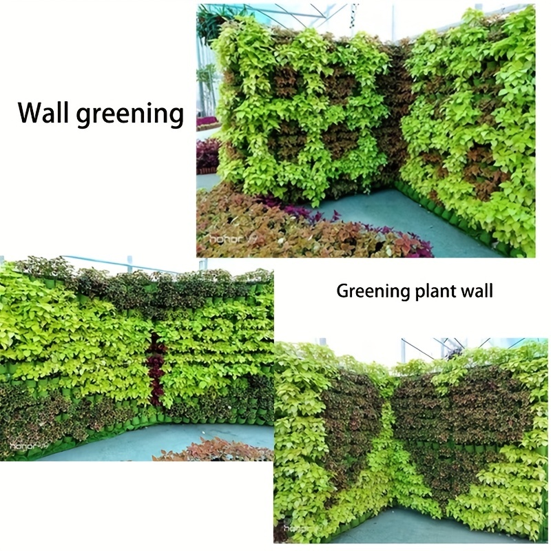 Hanging Vertical Wall Planter Planting Grow Bags Outdoor Indoor