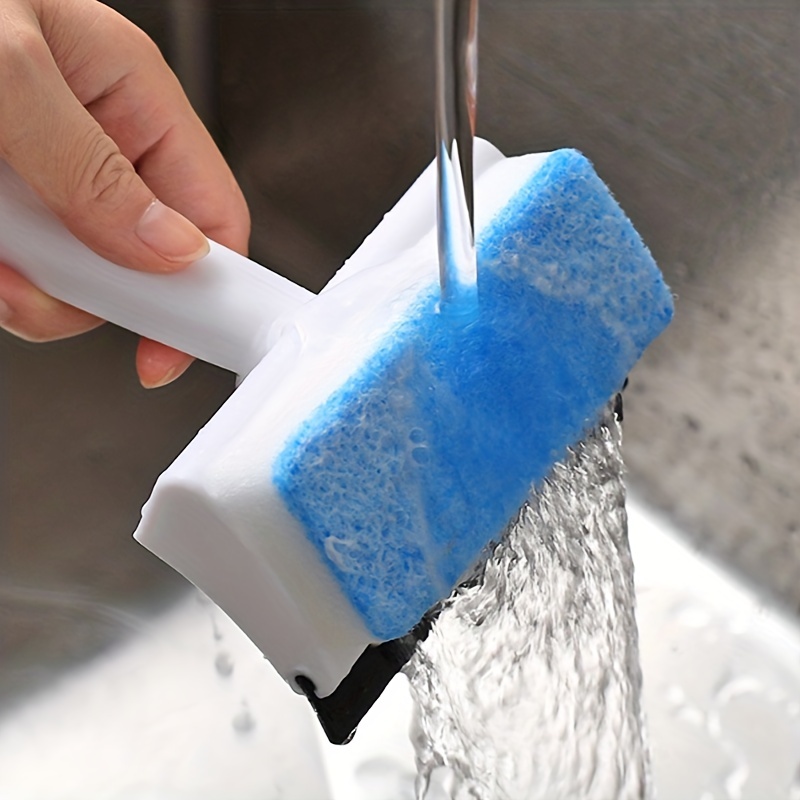 Double-sided Bathroom Cleaning Tool, Mirror Cleaning Brush, Window Cleaning  Supplies - Temu