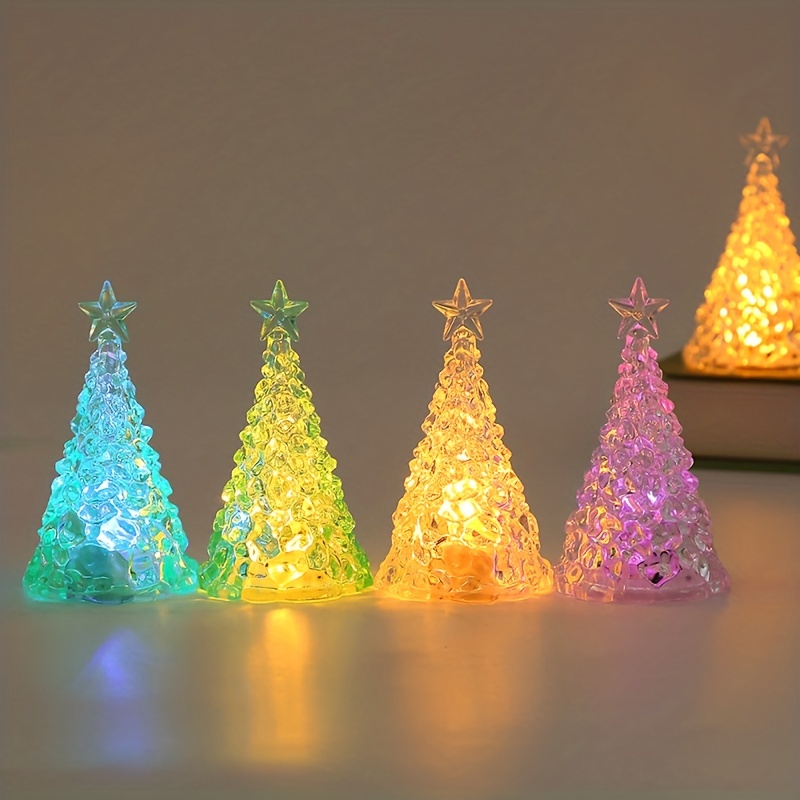 1pc Décoration De Noël Lumières Bougies LED De Noël Arbre De - Temu Canada