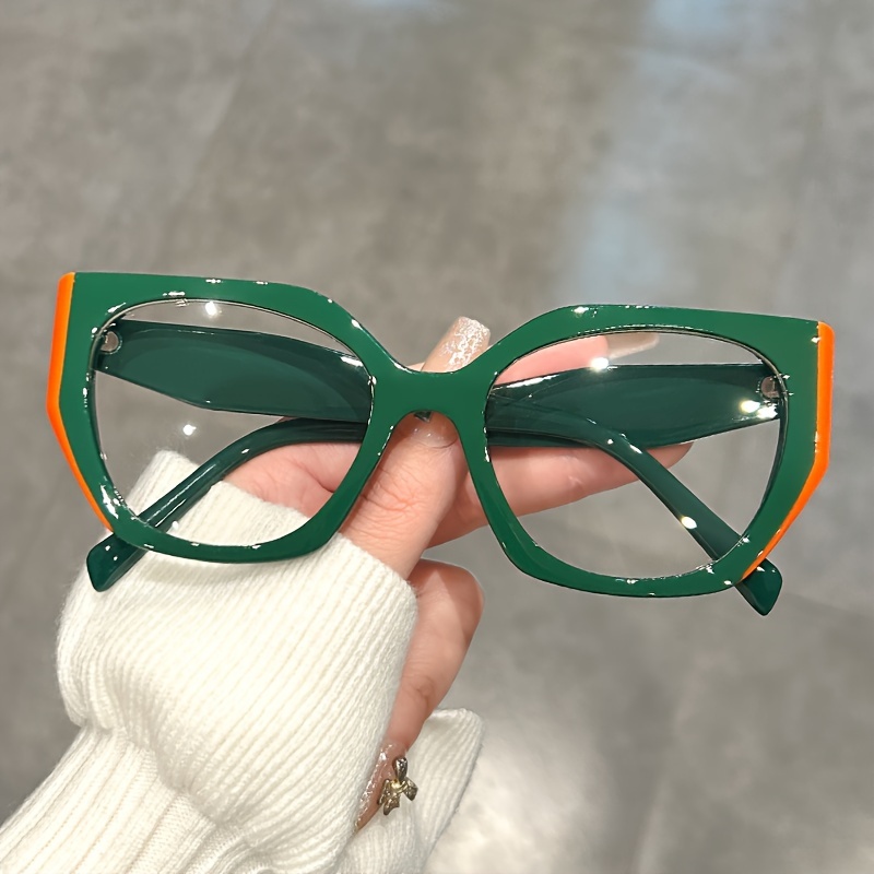 

Cat Eye Frame Clear Lens Glasses Retro Fashion Decorative Glasses Computer Spectacles For Women