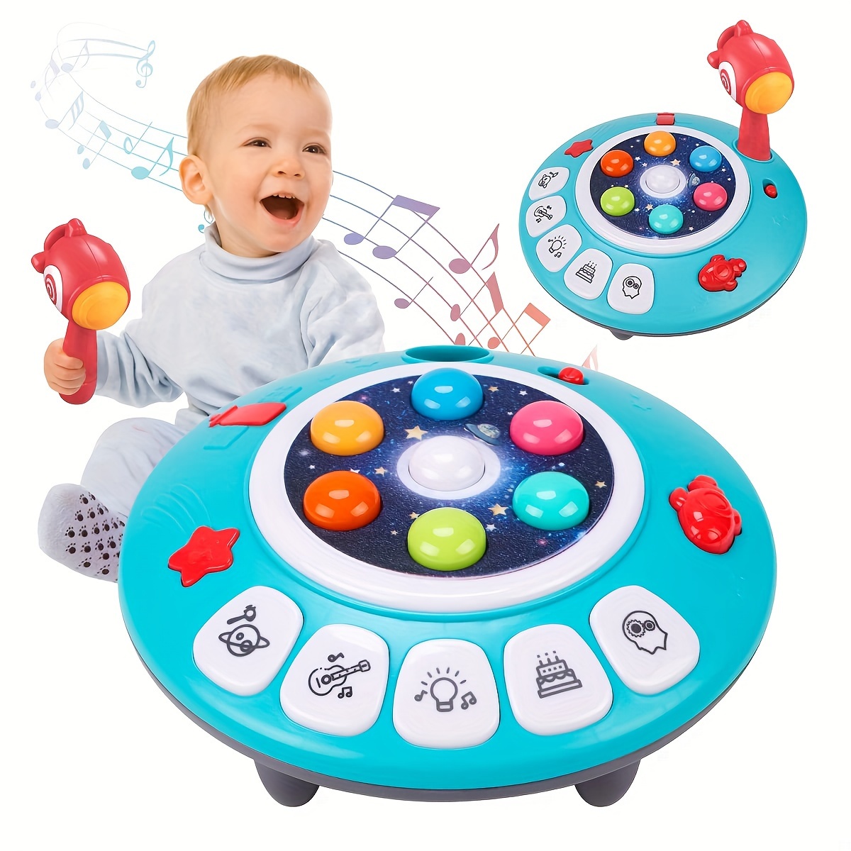 Baby Discover Light Activity Station Livre Musical Baby Take Along Tunes  Jouet Musical 0-3 Mois, Trouvez De Bonnes Affaires Maintenant