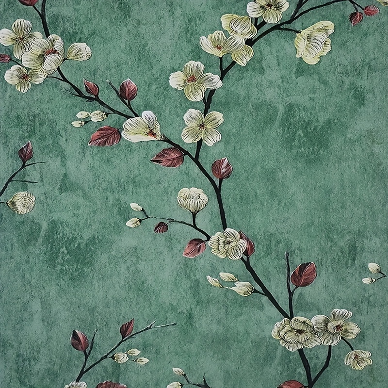 Haokhome Vintage Floral Wallpaper Self adhesive Wallpaper - Temu