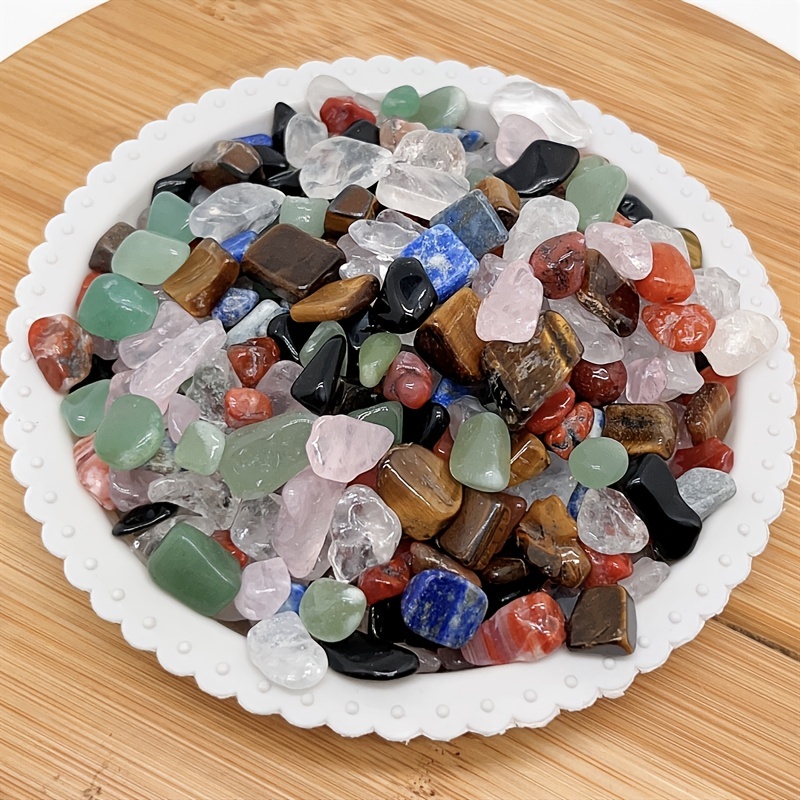 10kinds Gemstones Crystal Healing Tumbled Gem Stones Crushed - Temu