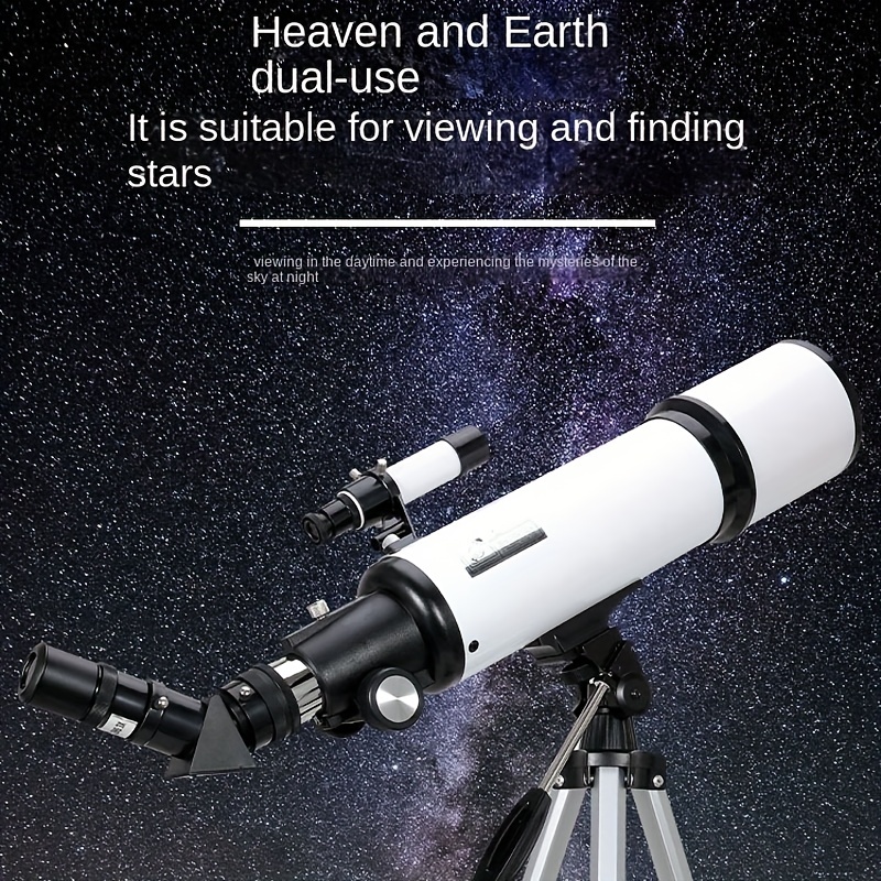 Telescopio localizador de estrellas con trípode, telescopio astronómico  espacial monocular