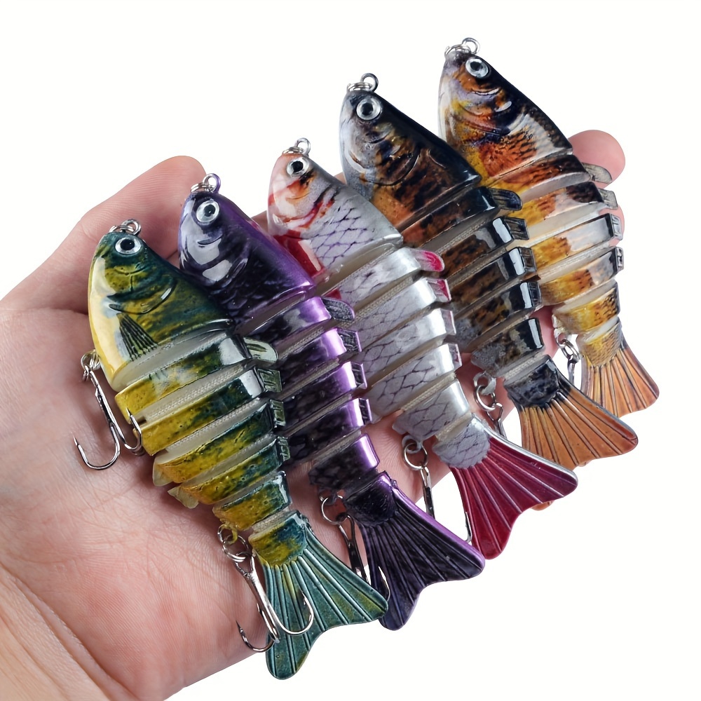 10/14cm Sinking Wobblers Fishing Lures Jointed Crankbait Swimbait 8 Segment  Hard Artificial Bait For Fishing Tackle Lure