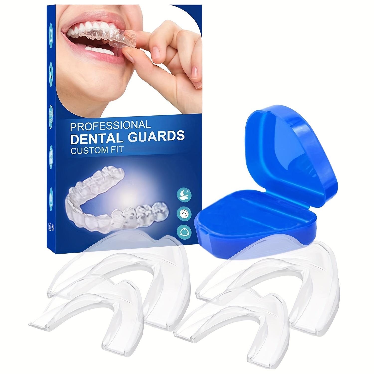 Doble Protector Bucal Dental Antironquido Bruxismo Pura+