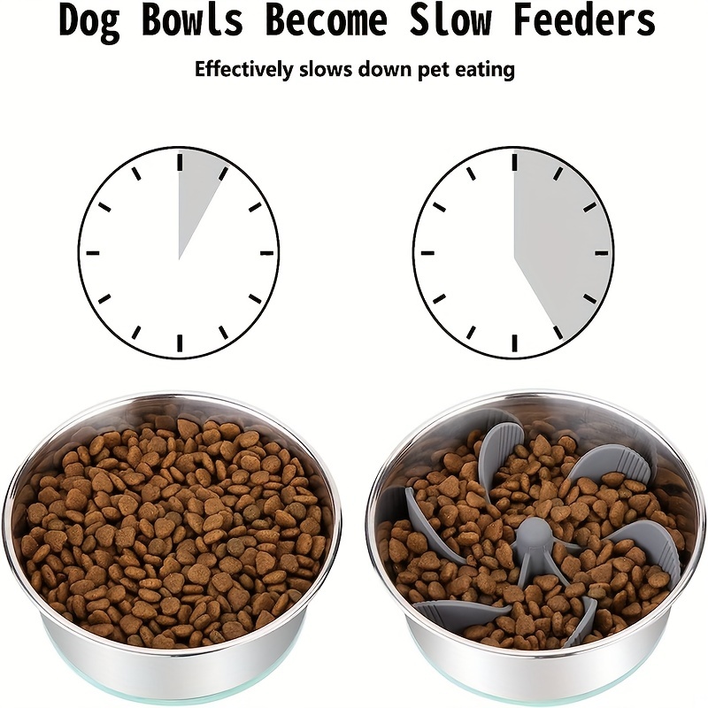 Small Dog Slow Feeder Bowl - Promotes Healthy Eating Habits And Reduces  Bloating - Temu