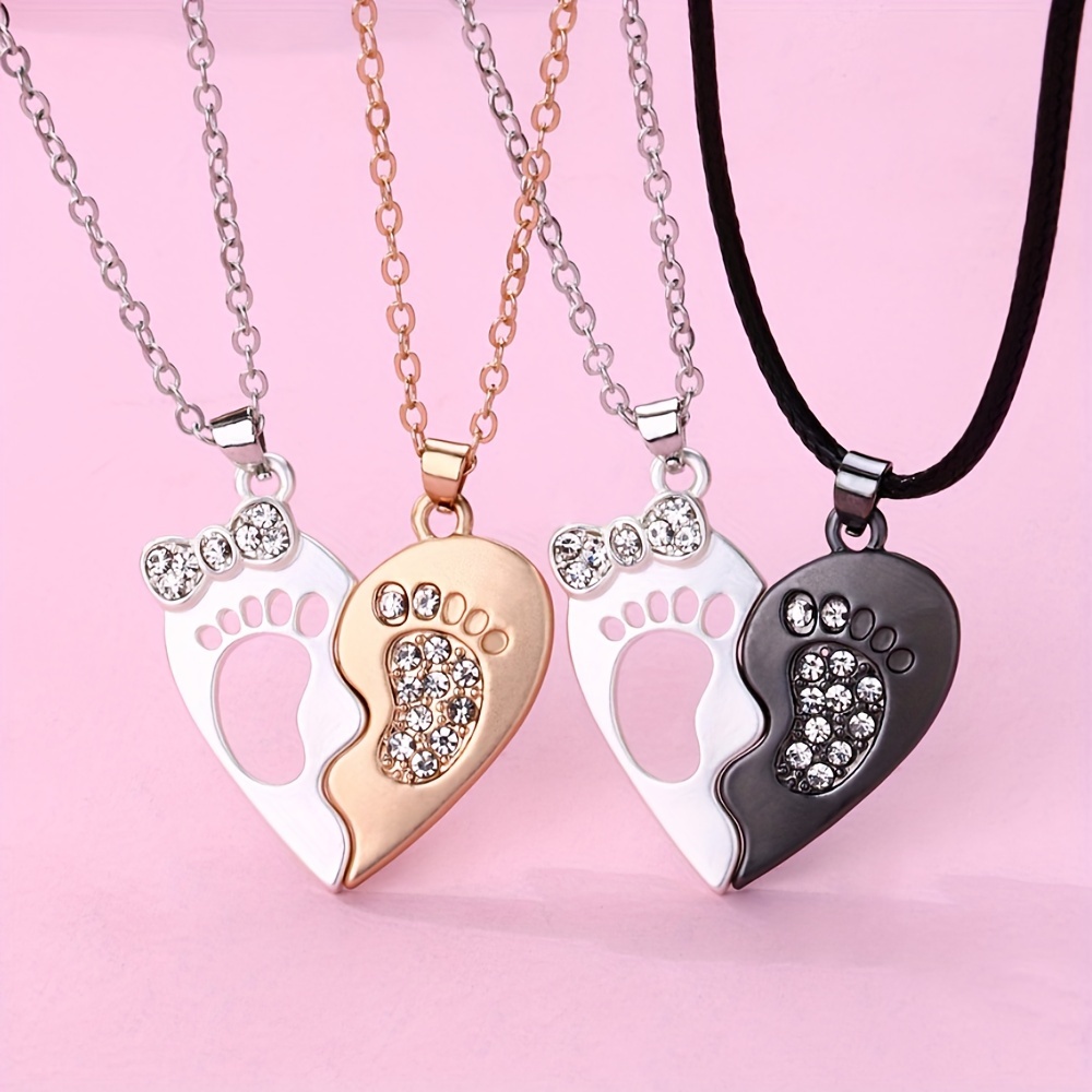 Magnetic Couple Necklace Friendship Heart Pendant