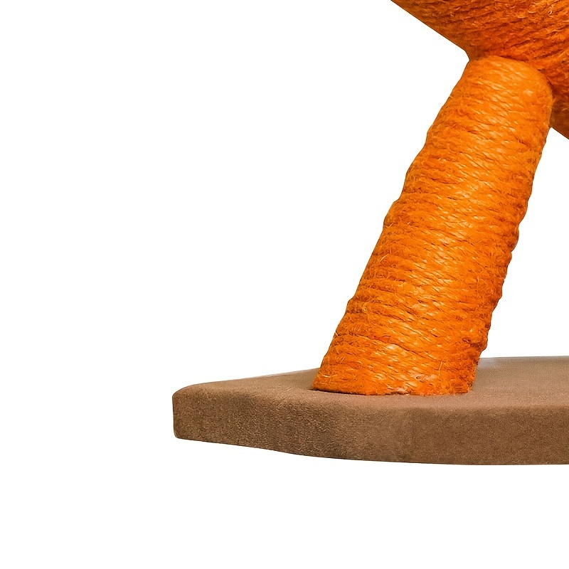 Poste Rascador Gatos: Cuerda Sisal Natural Diseño Zanahoria - Temu