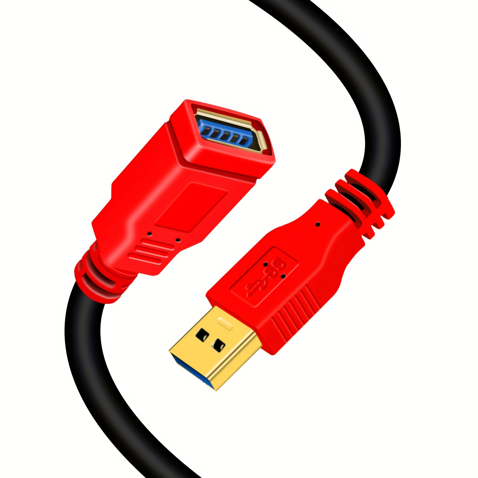 Câble De Données USB3.0 Mâle Vers Femelle Pour Clé USB, Clavier, Souris,  Console De Jeu PS4 PS5, Rallonge De Charge Pour Manette - Temu France