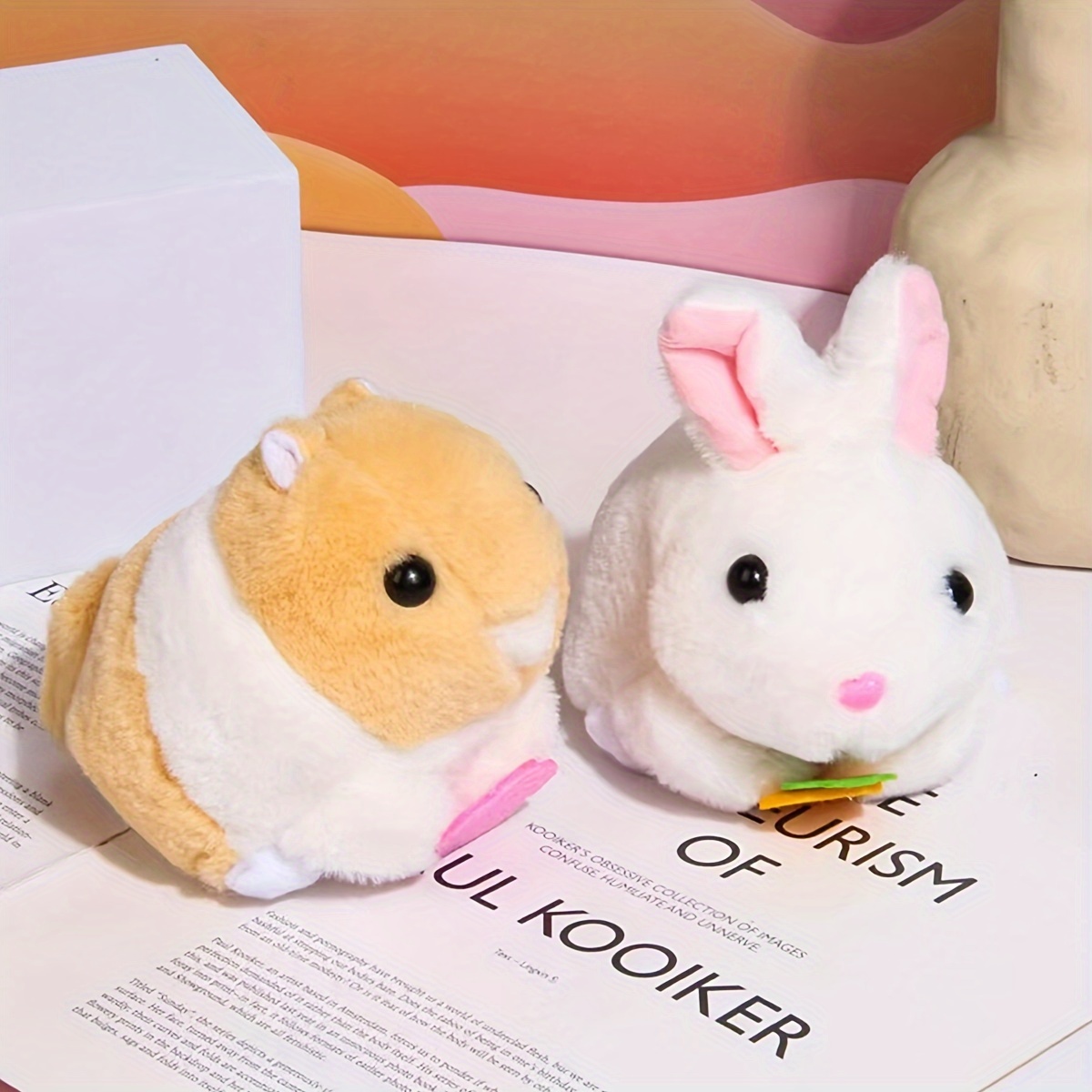 Animal Toy with Pull Loop & Rotating Tail