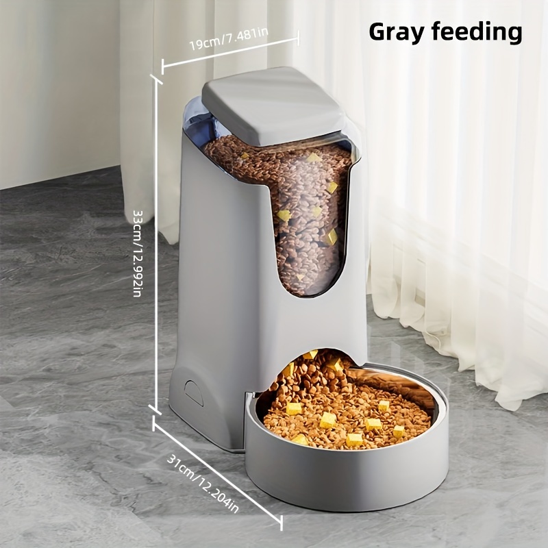 Pet Feeder Station, Dog and Cat Food Storage Feeding Station, Food