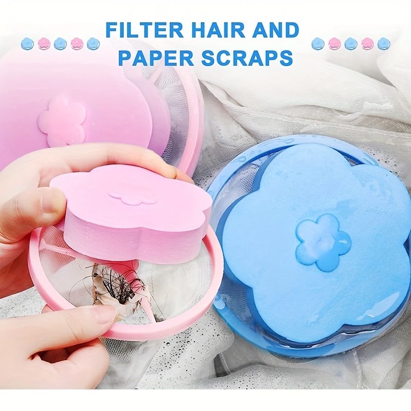 1pc/2pcs Washing Machine Lint Catcher - Filter Mesh Bag Clean Ball Bag,  Dirty Fiber Collector, Filter Laundry Ball Tray