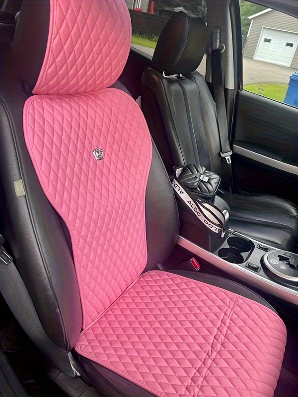 Cute Inlaid Crystal Artificial Diamond Crown Car Seat - Temu