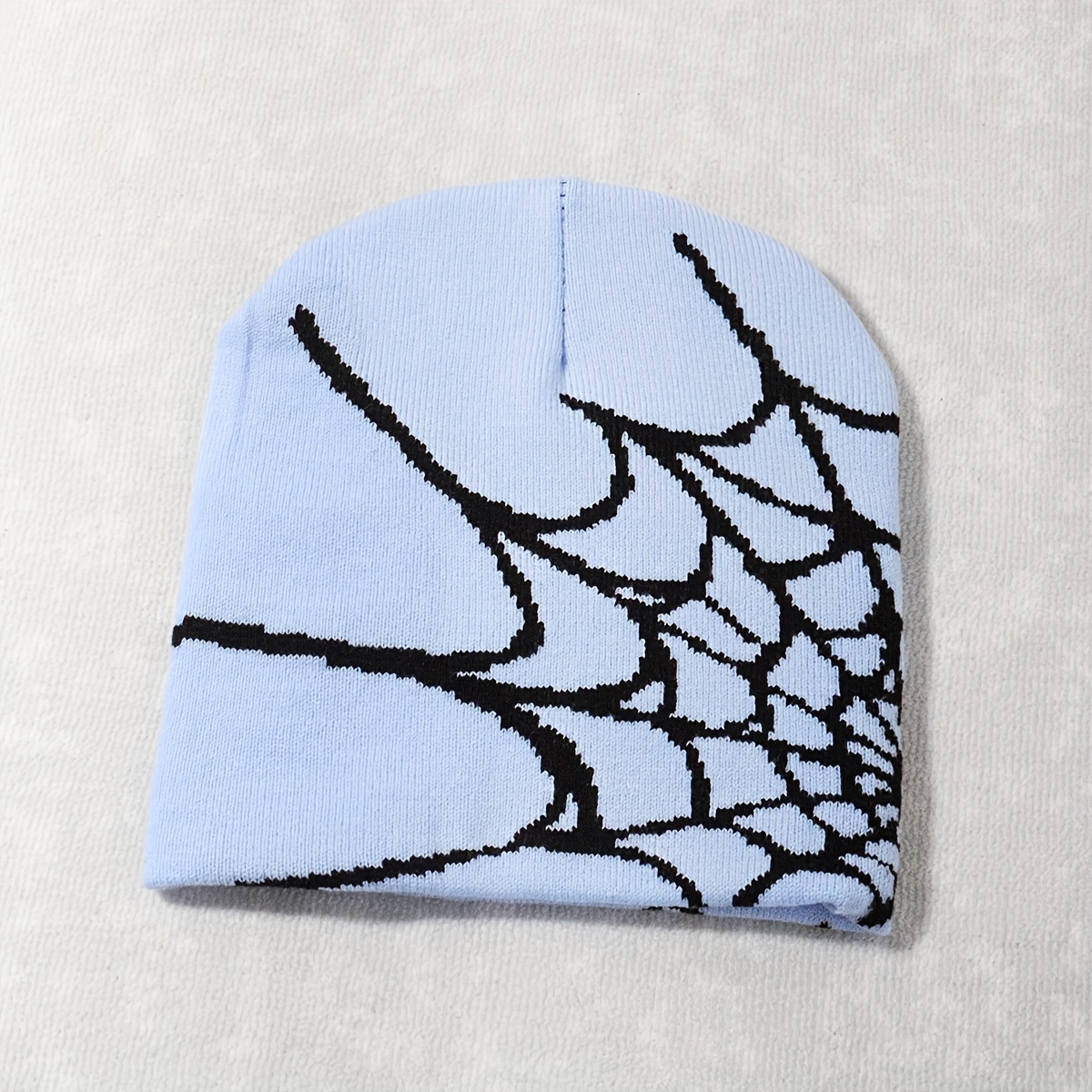 1pc Unisex Spider Web Beanies Skullies For Autumn Winter Ideal