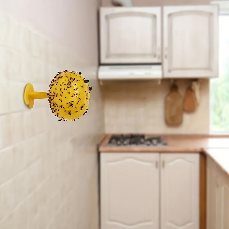 1pc, Fruit Fly Balls, Fly Trap Sticky Ball, Insect Ball Traps, Wasp Traps, Mosquito Traps, Bug Traps, Waterproof And Heat-resistant, Household Orchard Garden Sticky Ball Fly Catcher, For Indoor And Outdoor, Pest Control, Household Gadgets