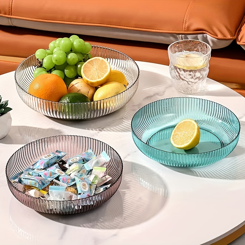 Light Luxury Plastic Fruit Bowls - Perfect For Home Living Room, Dry Fruit,  Candy, And Snacks - Simple Style - Kitchen Supplies And Table Decor - Temu  Philippines