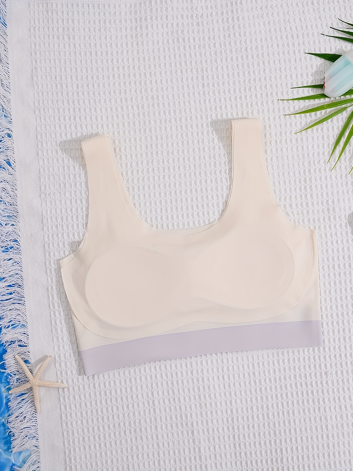 3pcs Girls Crisscross Back Bras Comfortable Soft Bralette Underwear For  Student Teens 6-11 Years Old