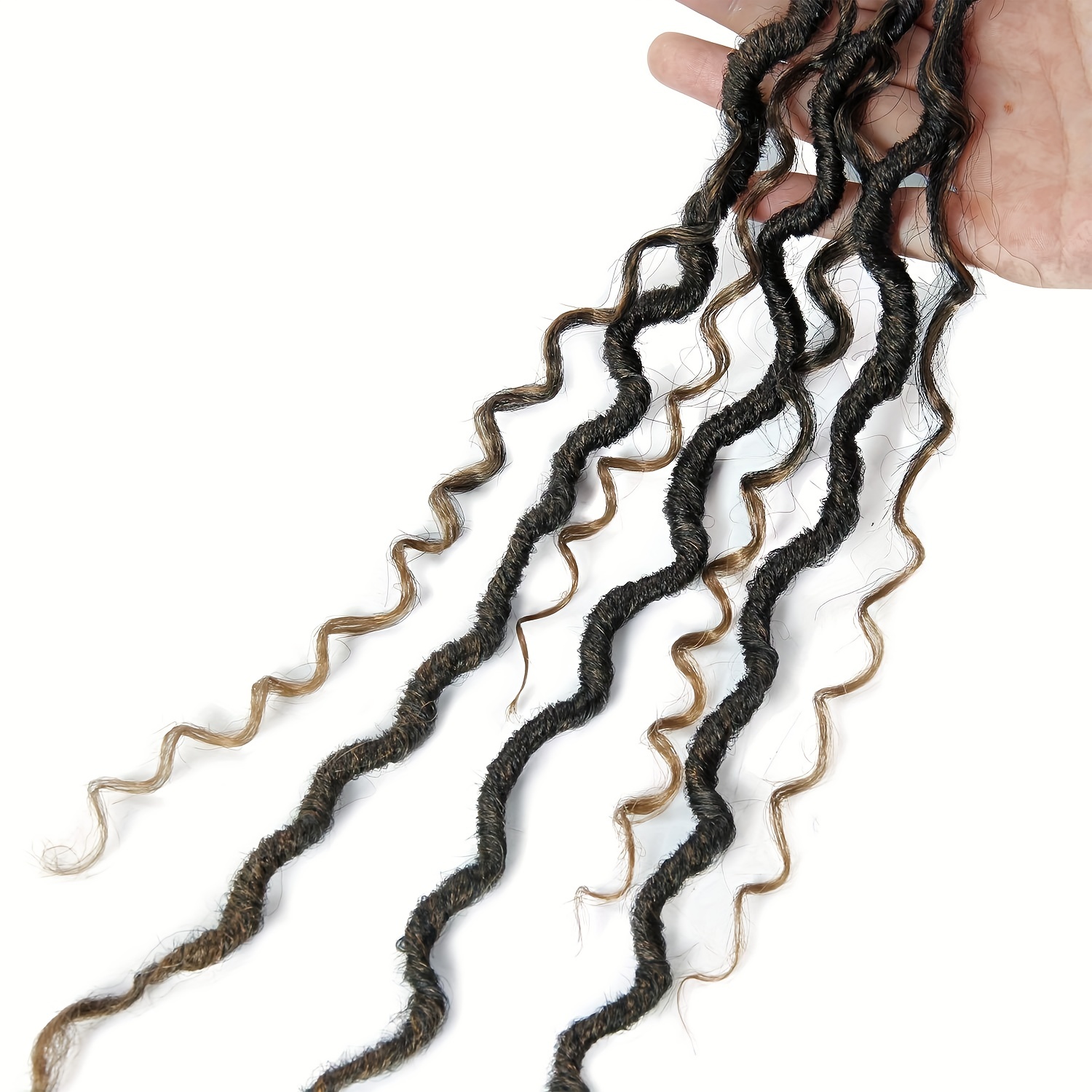 45 Pre-looped River Faux Locs Crochet Hair Extensions