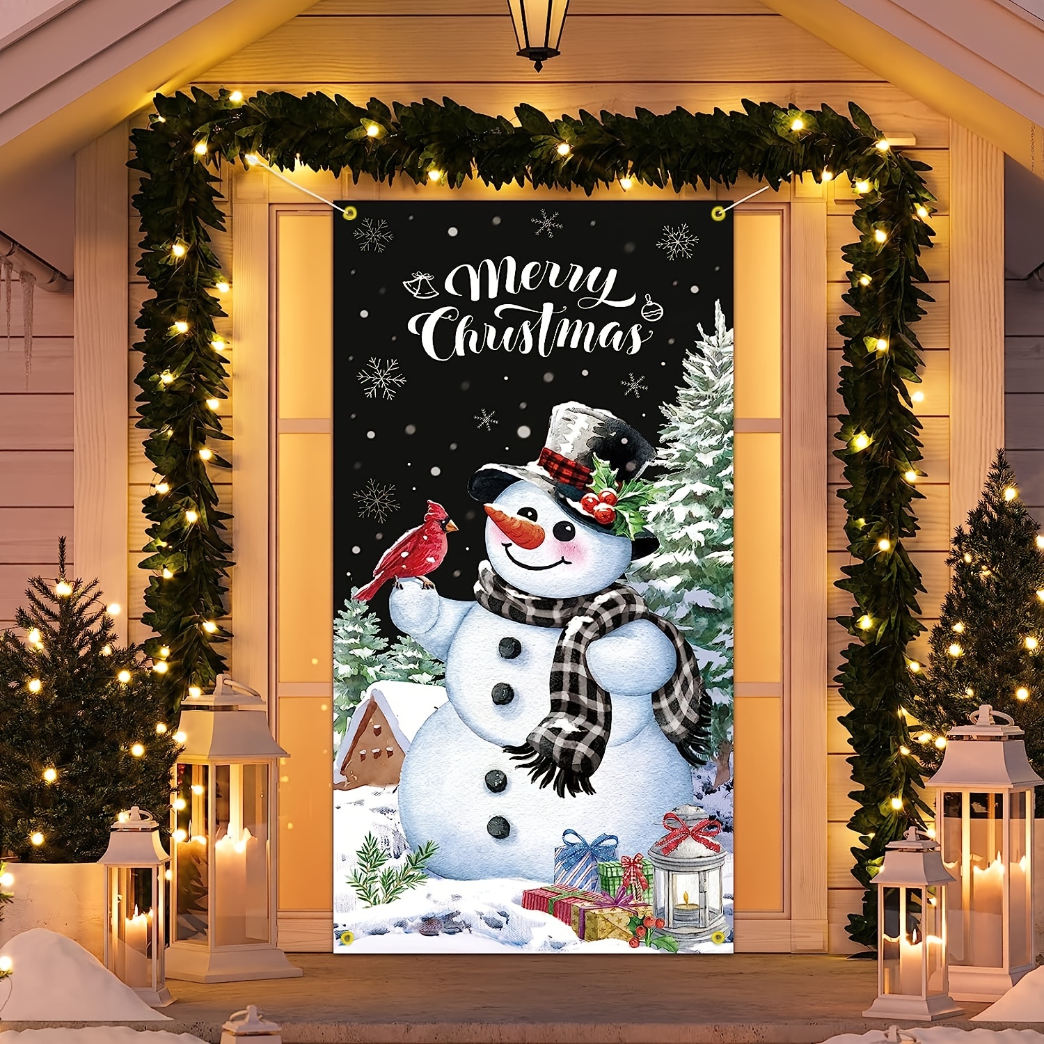 christmas office door decorating ideas snowman