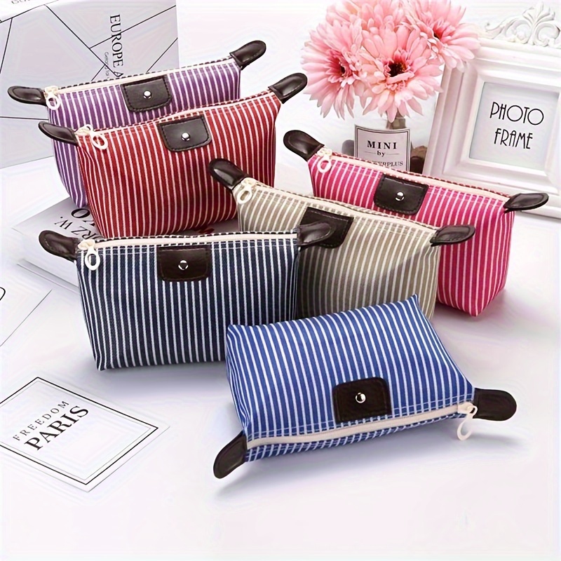 Minimalist Makeup Zipper Pouch Lightweight Storage Bag - Temu