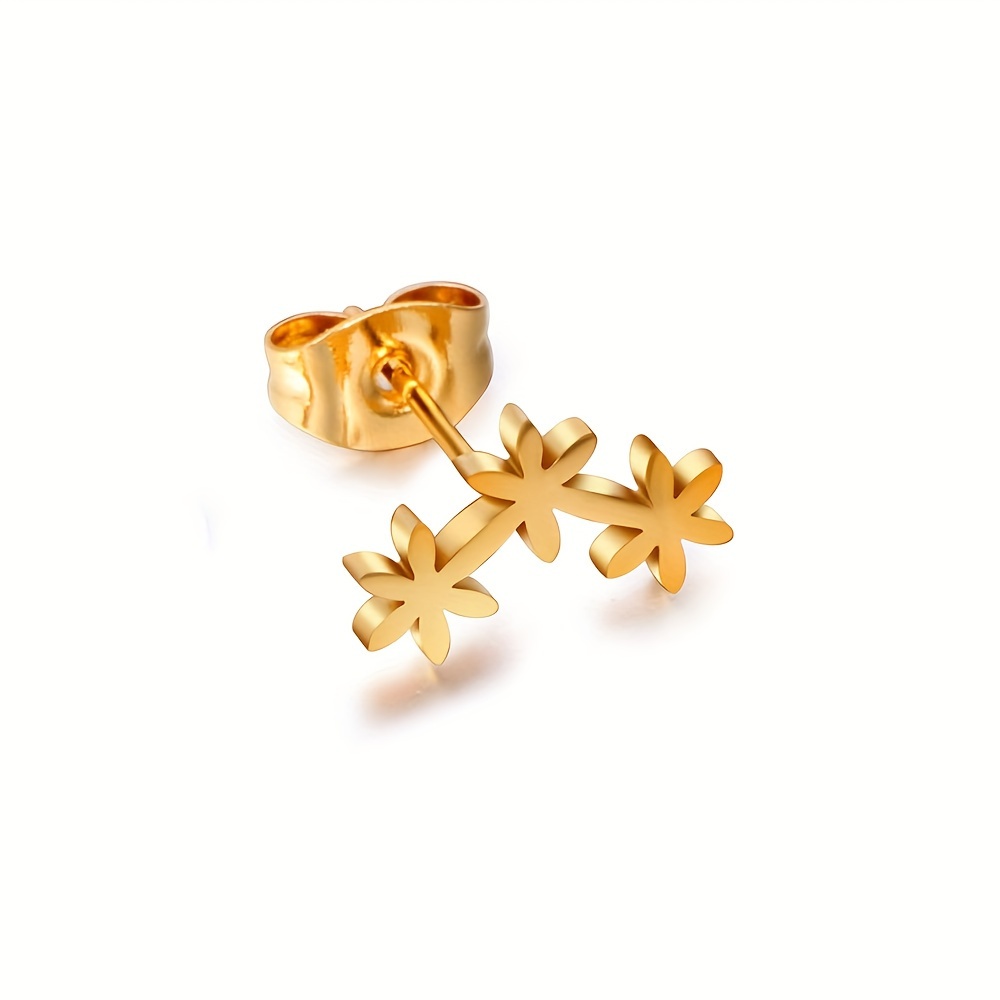 womens minimalist snowflake earrings hypoallergenic 304 Temu