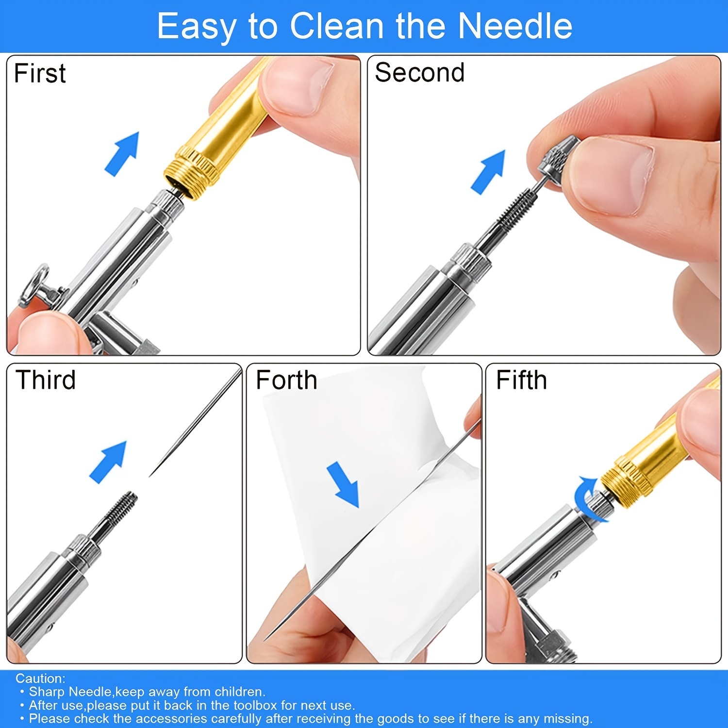Airbrush Cleaning Tools Kit Spray Gun Cleaning Needle Nozzle Brush Glass  Pot Holder Air Pump Kit For Painting Beginners - AliExpress