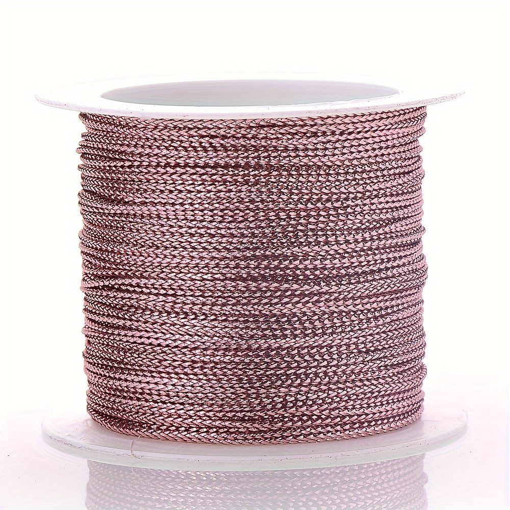 Golden Wire Macrame Cord Rope Christmas Decor Thread Ribbon - Temu New  Zealand