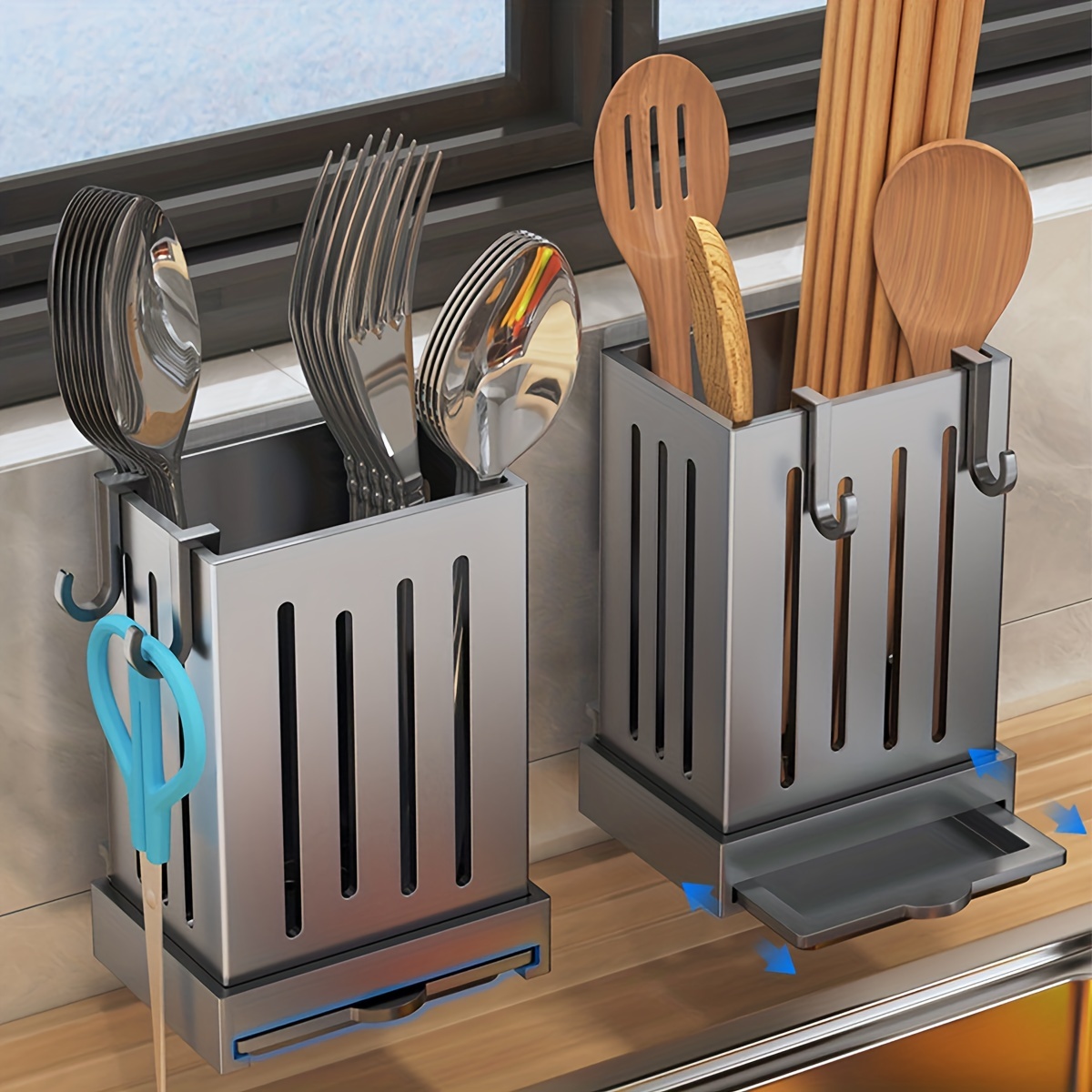 Multifunction Utensil Organizer + Kitchen Tools