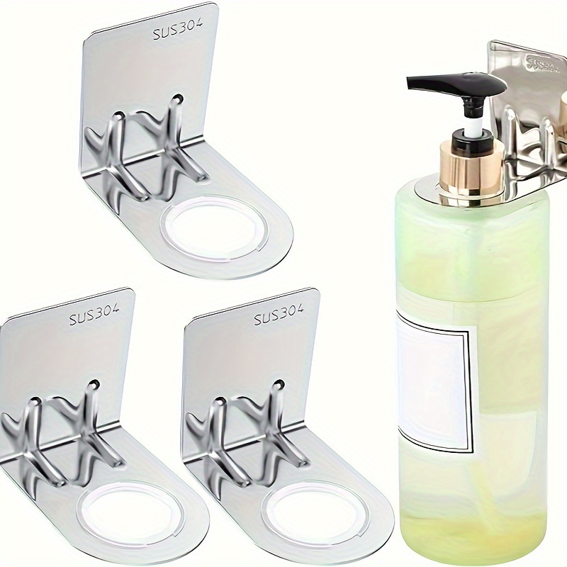 Shower Gel Bottle Rack, Shower Lotion Bracket, Shower Shampoo Holder,  Adhesive Bathroom Rack With Variable Diameter Loops, Shower Bottle Holder  For Shower Bathroom, Bathroom Accessories - Temu