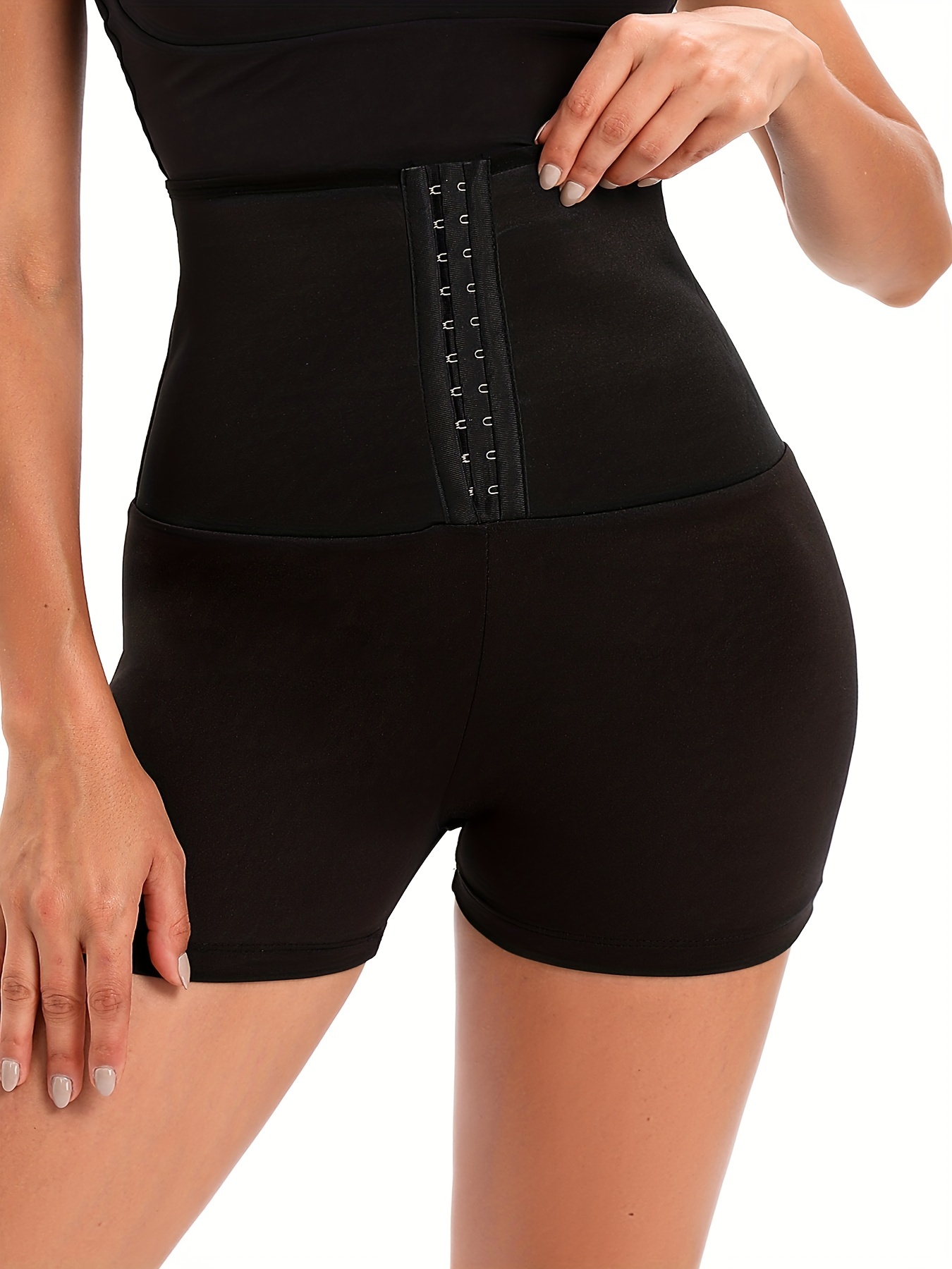Lolmot Tummy Control Panties for Women with Hooks, Adjustable Waist Trainer Body  Shaper Underwear Hip Enhancer 