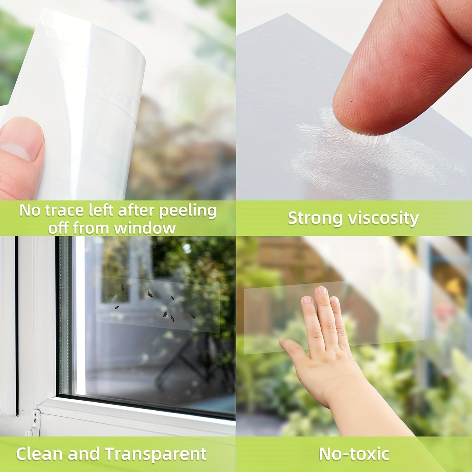 Lousye 50 Pack Window Fly Traps for Indoors, Fly Paper Sticky