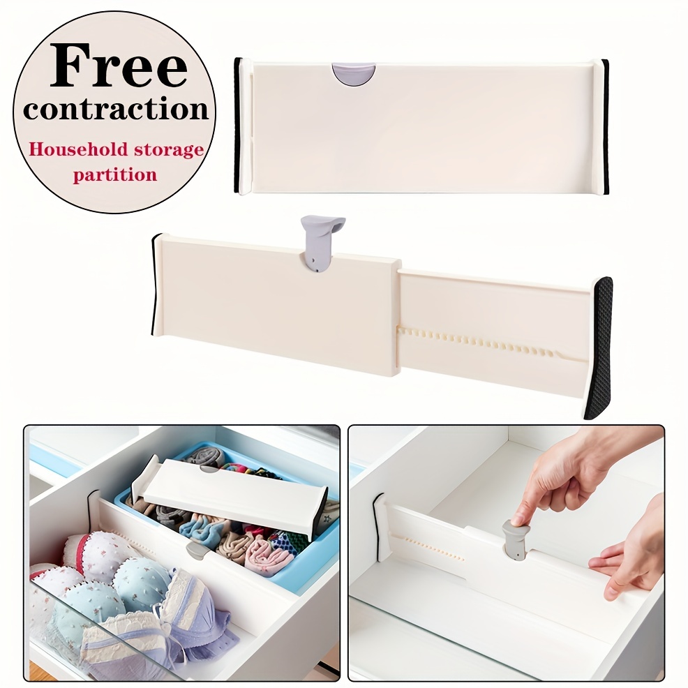 Adjustable Drawer Partition Divider for Storage Organization