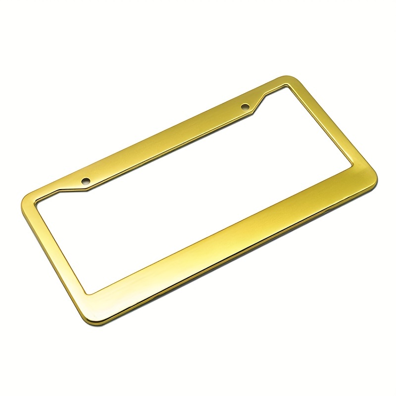 2Pcs License Plate Frame for Packers, Aluminum Alloy Car License Plate  Bracket Covers Universal Licenses Frame Tag with Screw