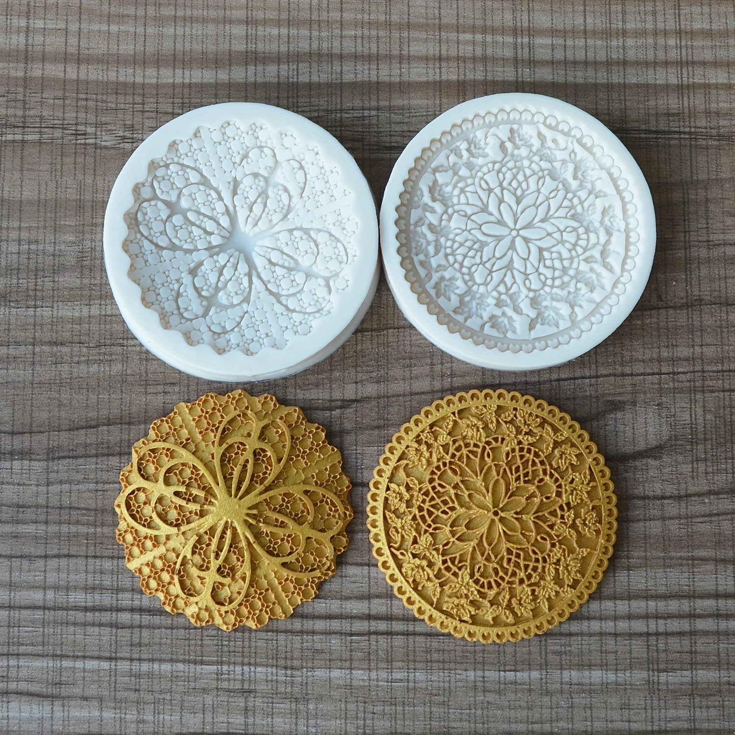 DIY Baking Circle Silicone Mold Fondant Round Cake Circle Biscuit