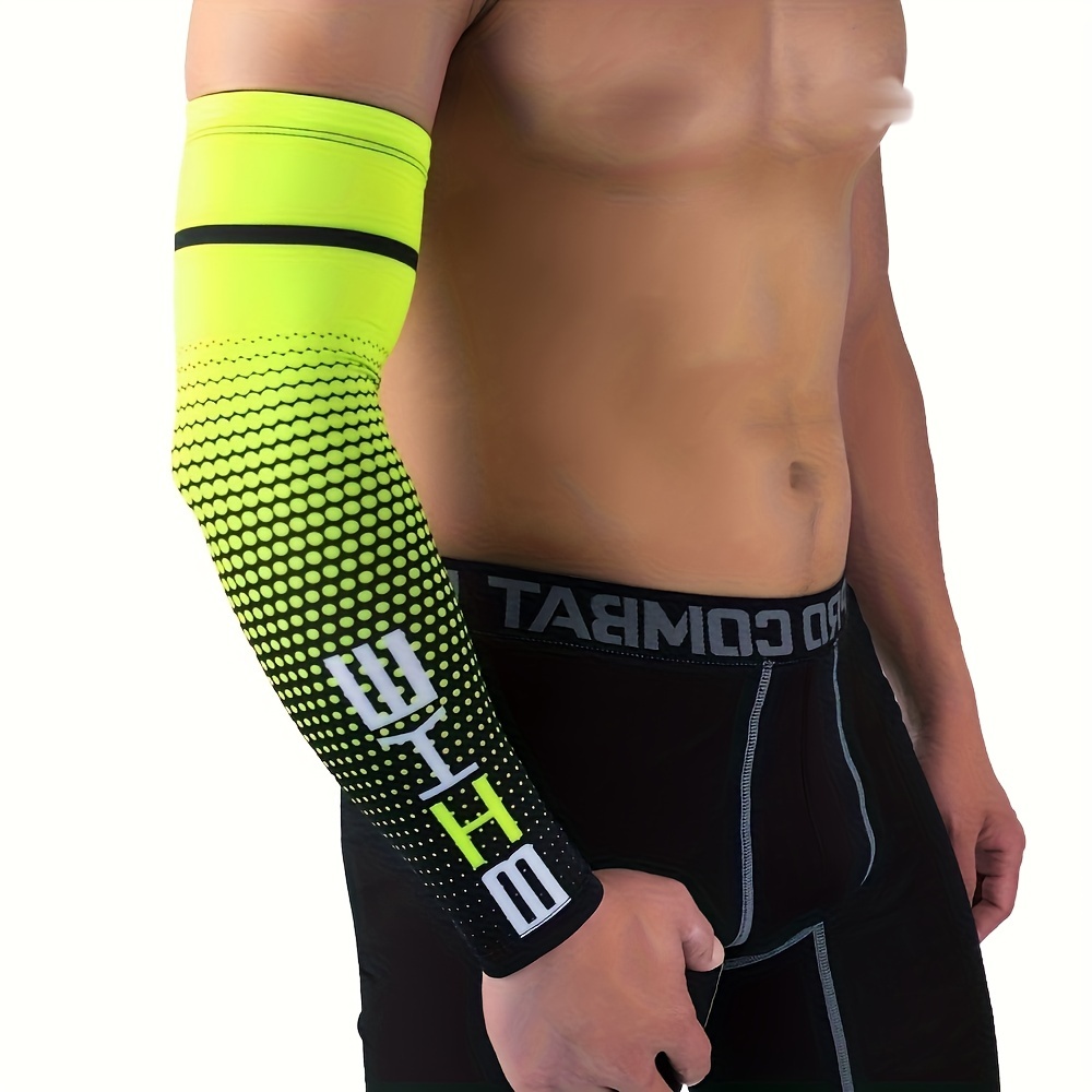 Sports Arm Sleeves for Men UV Protection Cooling Arm Sleeves for Outdoor  Sports,Basketball Sunblock Sleeves 